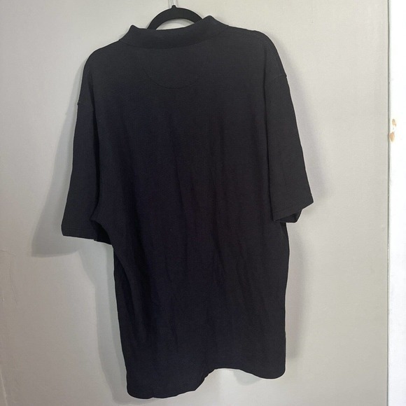 Red Macaw Trading Co. Polo Shirt Mens‎ XXLT Black Short Sleeve Casual #871 - Picture 6 of 10